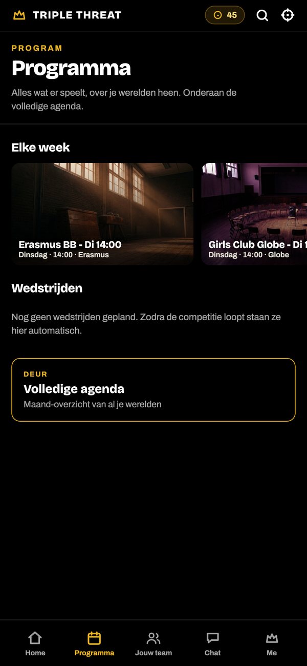 TTT World, programma van de week
